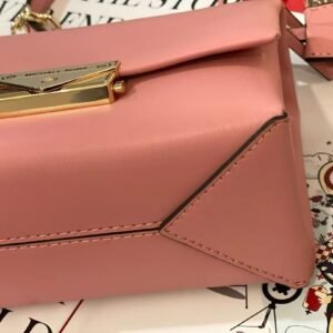 Michael Kors MK Cece Mini 迷你皮革斜挎包／鏈條包（Soft Pink 櫻花粉）