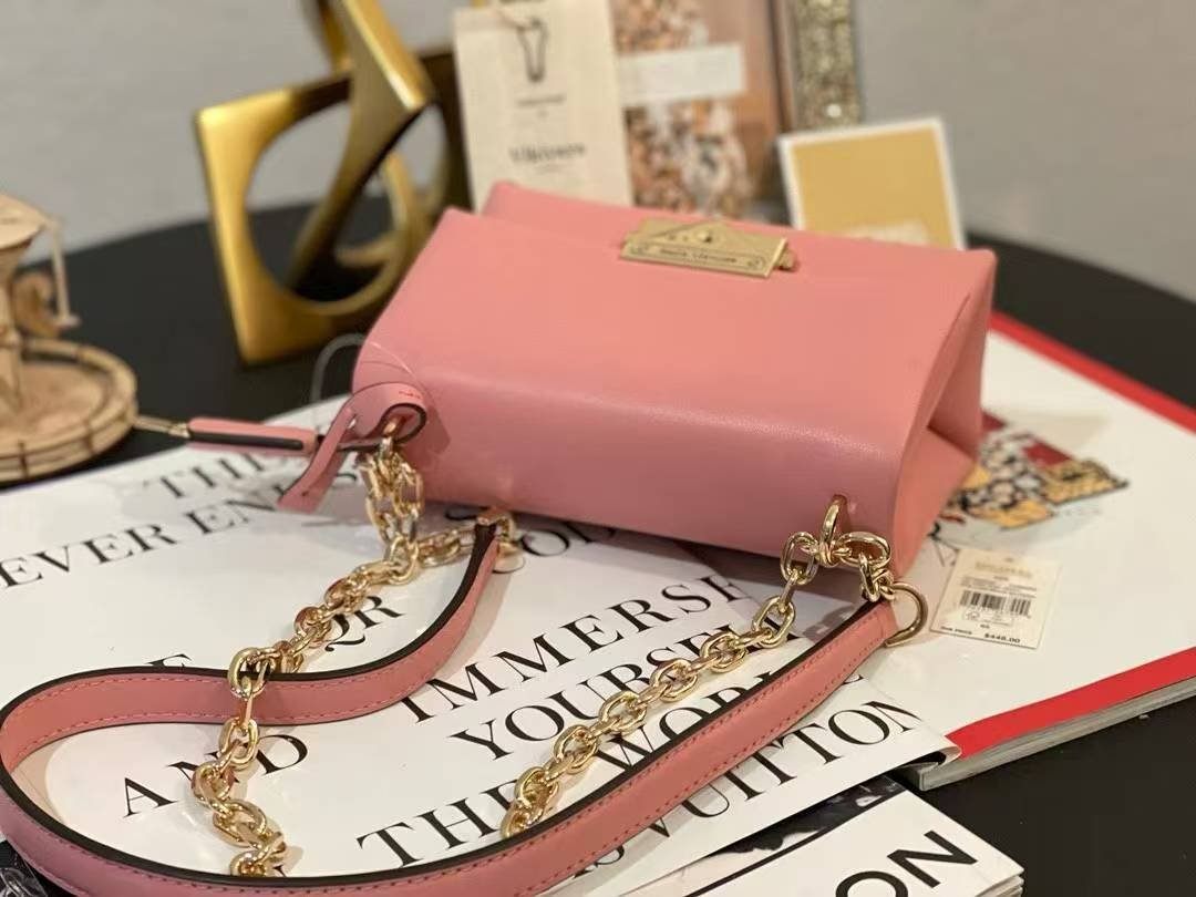 Michael Kors MK Cece Mini 迷你皮革斜挎包 Soft Pink 背面全景